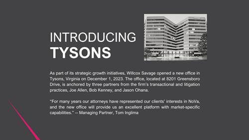 2023 Annual Report: New Office Opens in Tysons, VA