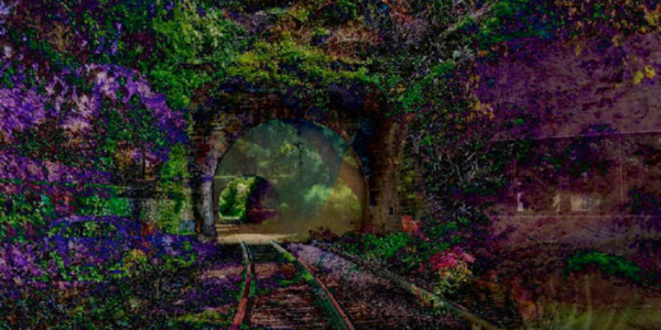 A Recent Entrance to Paradise is visual art created entirely by AI