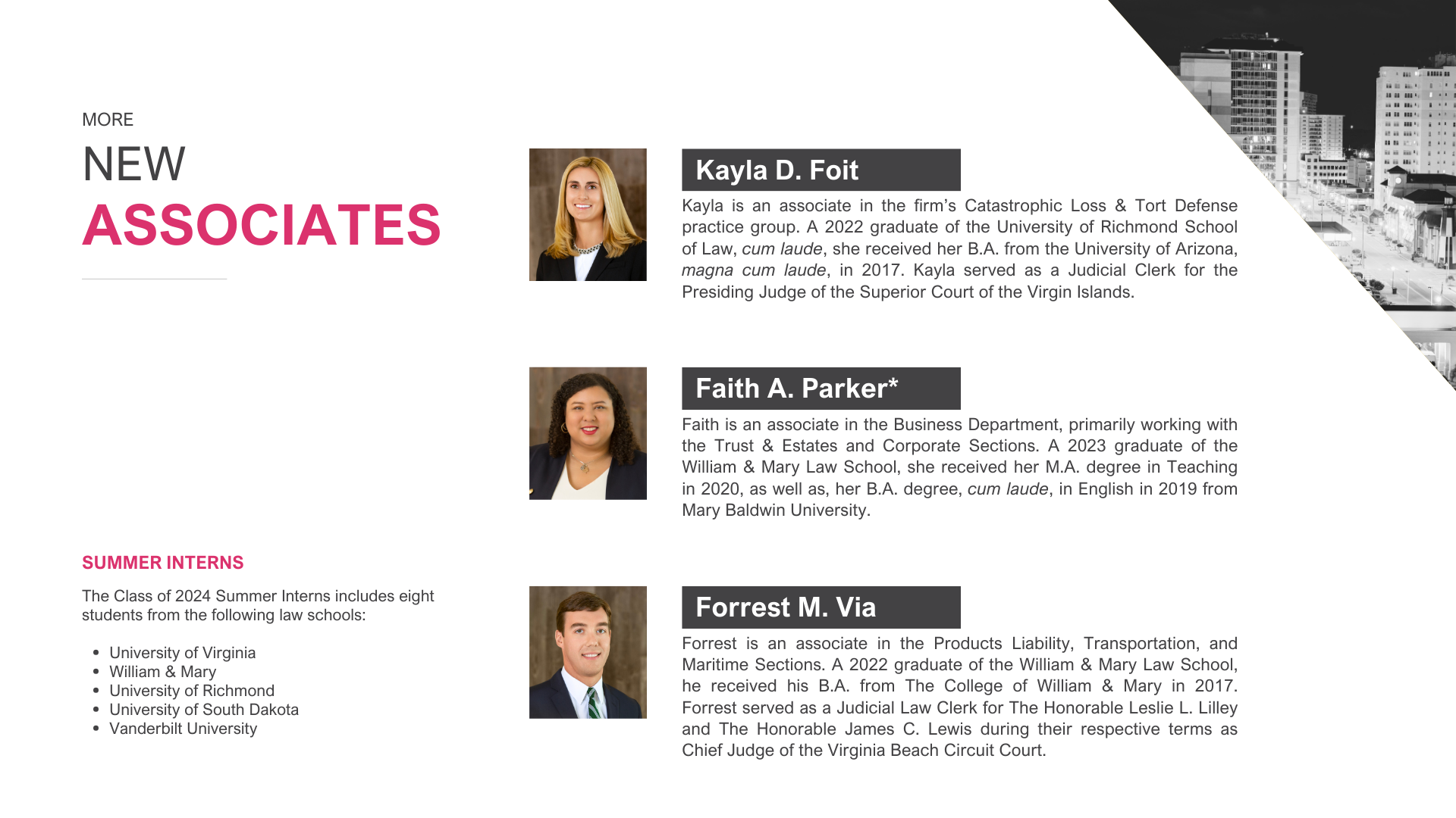 2023 Annual Report: New Associates Part 2